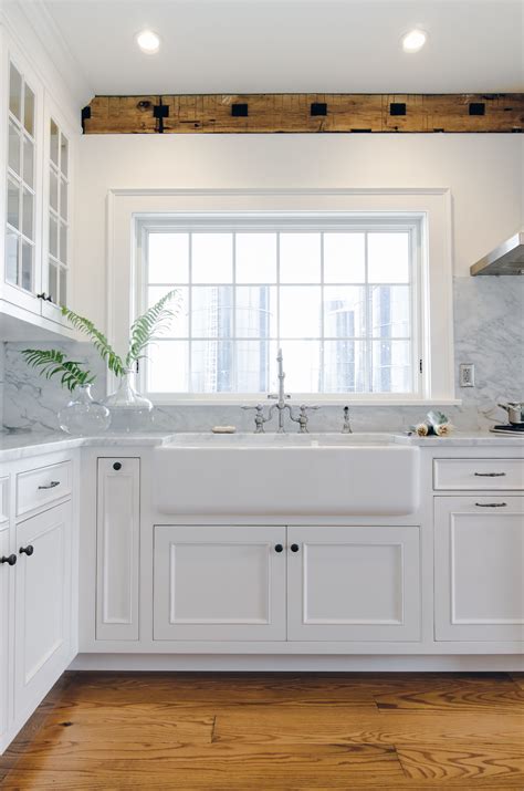 stainless steel farmhouse sink with white cabinets black countertops|white farmhouse kitchen sink possibilities.